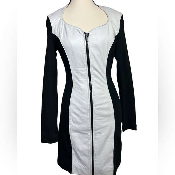 Leather by wilson Dresses & Skirts - LEATHER BY WILSON Rare 1980s vintage dress size small